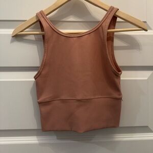 lululemon athletica Ribbed Tank Top in Rosewood